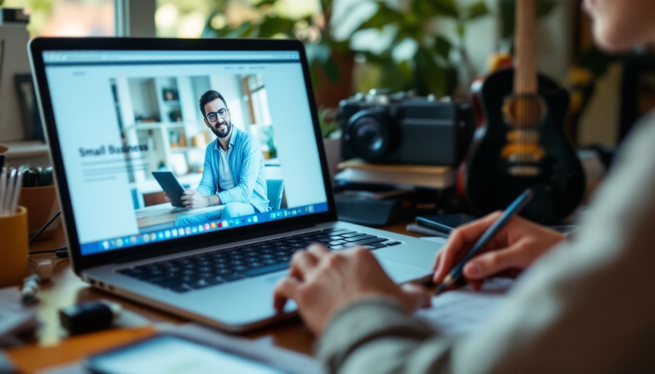 Team of web designers and developers brainstorming and collaborating in modern office. why responsive web design is essential for small businesses 314985833